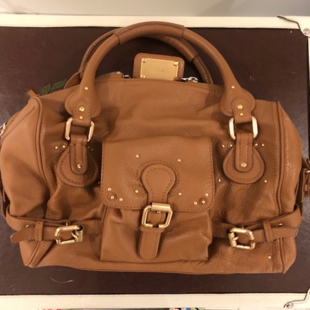 CHLOE PADDINGTON LARGE ZIP SATCHEL